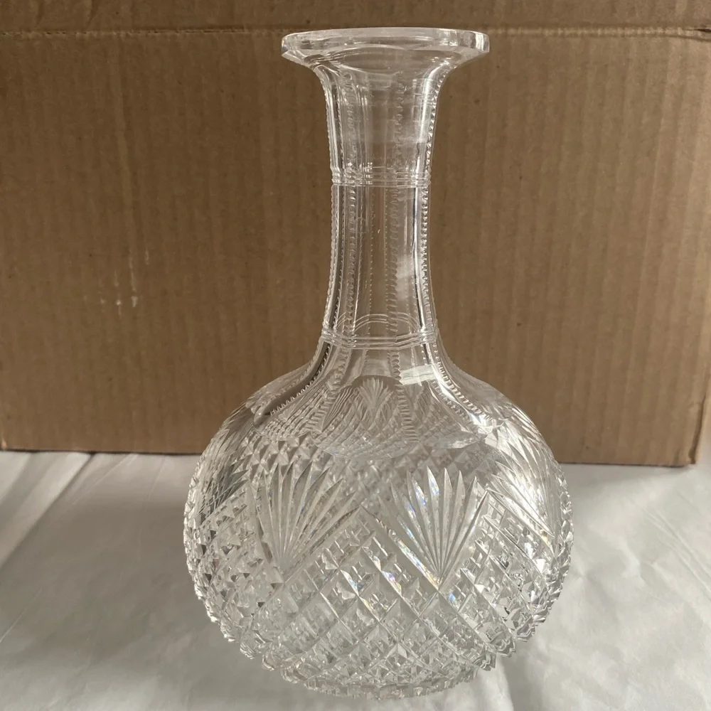 American Brilliant Carafe Strawberry Diamonds